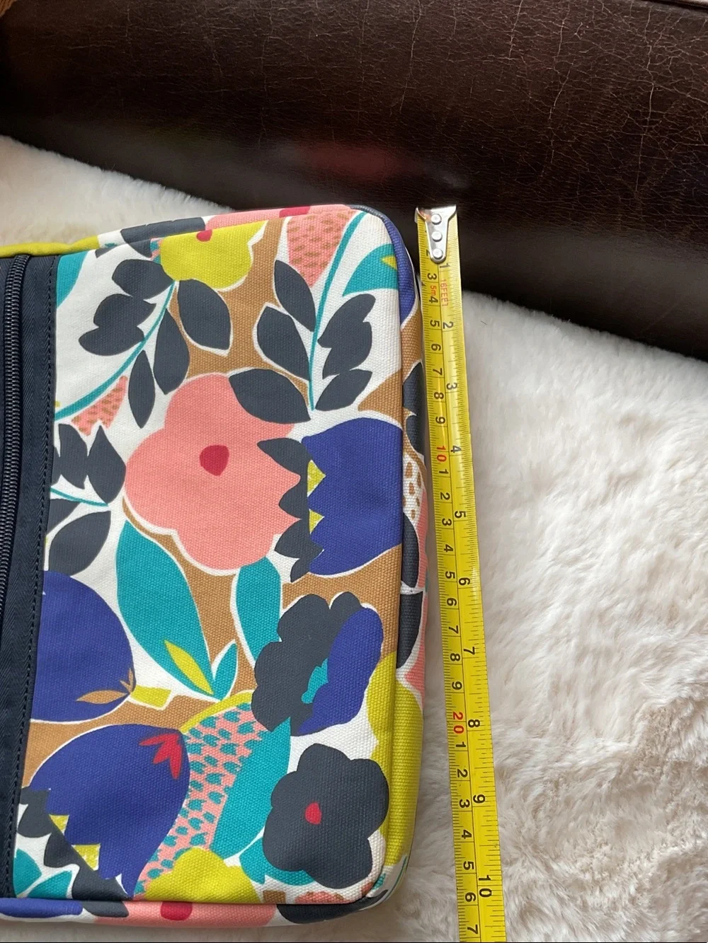 Fossil Eliza  Colorful Floral Canvas Crossbody - Picture 8 of 8